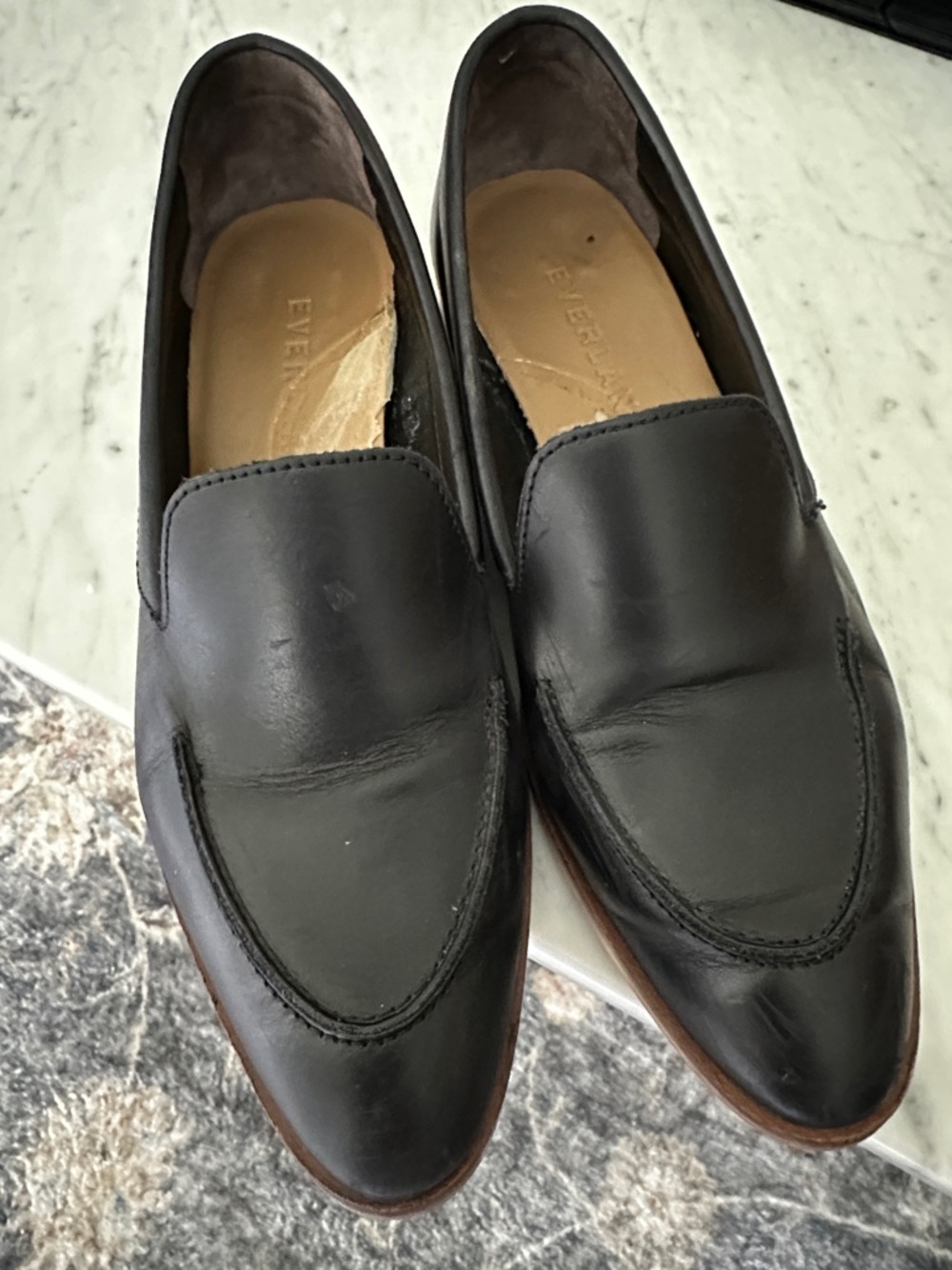 Everlane The Modern Classic Black Leather Loafers - Picture 6 of 9